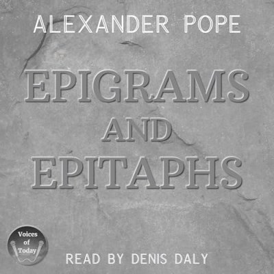 Epigrams and Epitaphs